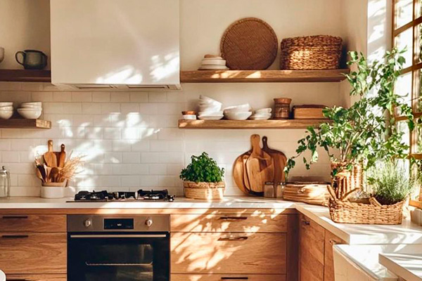 Como decorar sua cozinha com estilo boho e rústico